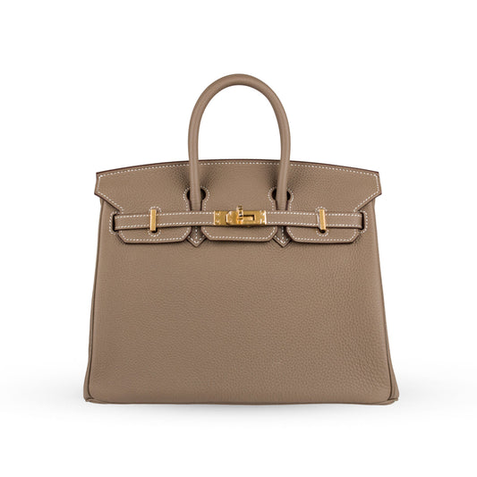 Hermes Birkin 25 Etoupe Togo GHW W