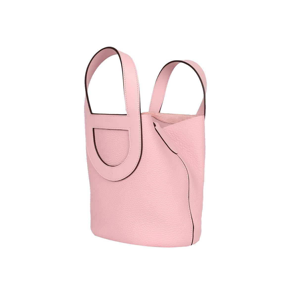 Hermès In the Loop 18 Rose Sakura Clemence PHW W