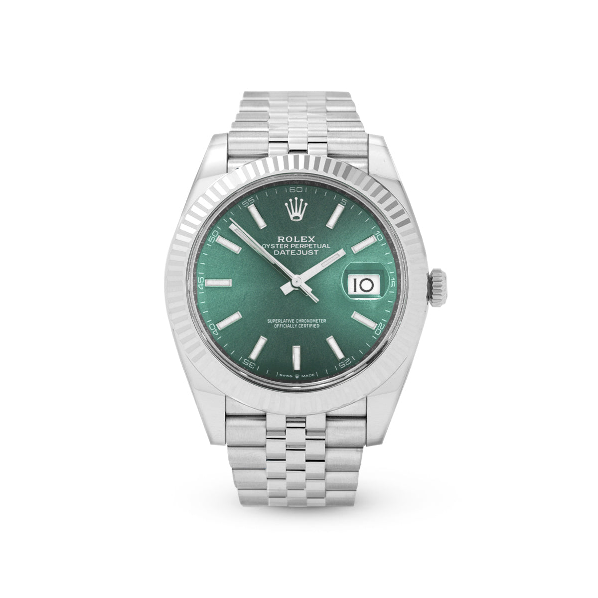 Rolex Datejust 41 126334 Mint Green Jubilee