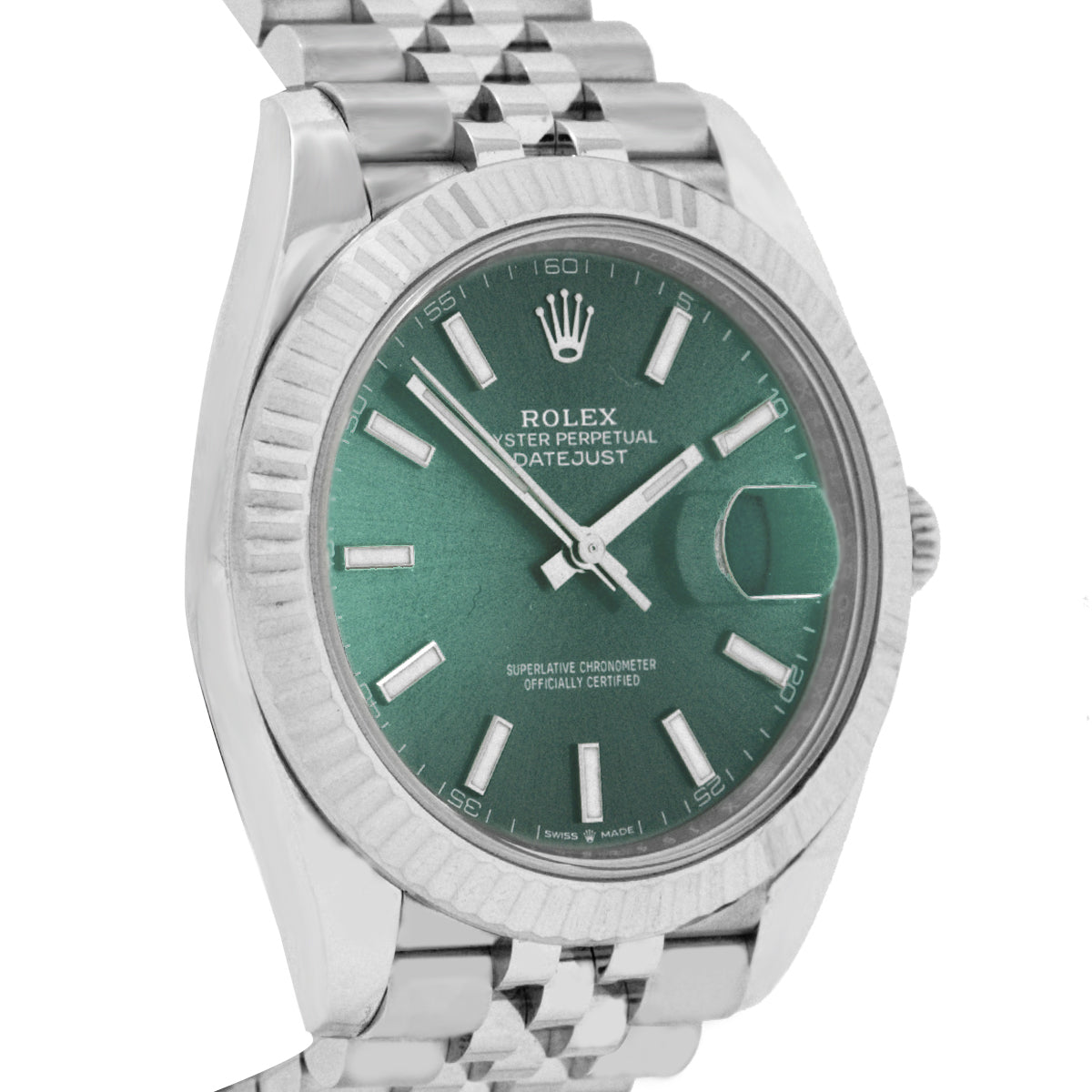 Rolex Datejust 41 126334 Mint Green Jubilee