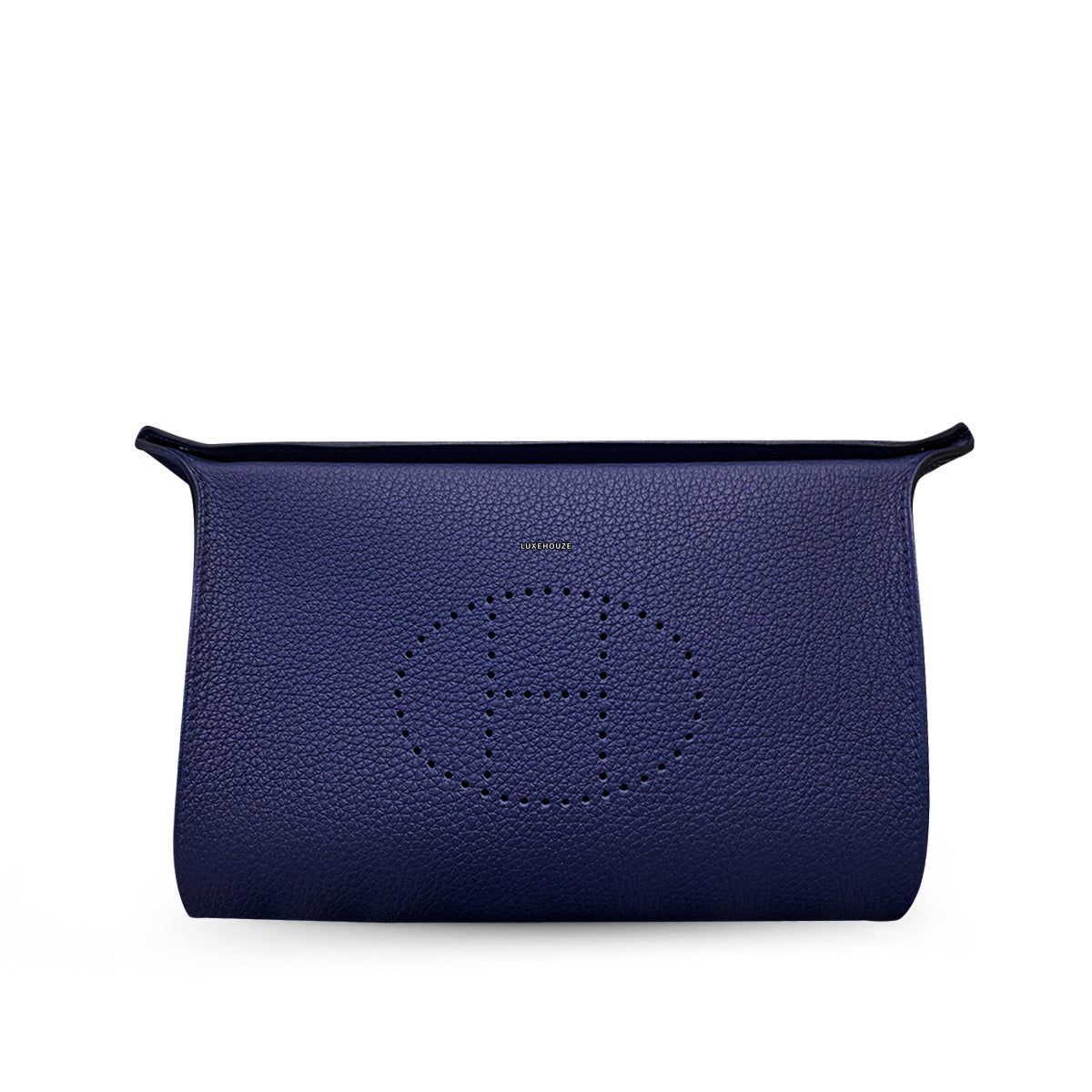 Hermes Videpoche 14 Navy Blue Togo PHW W