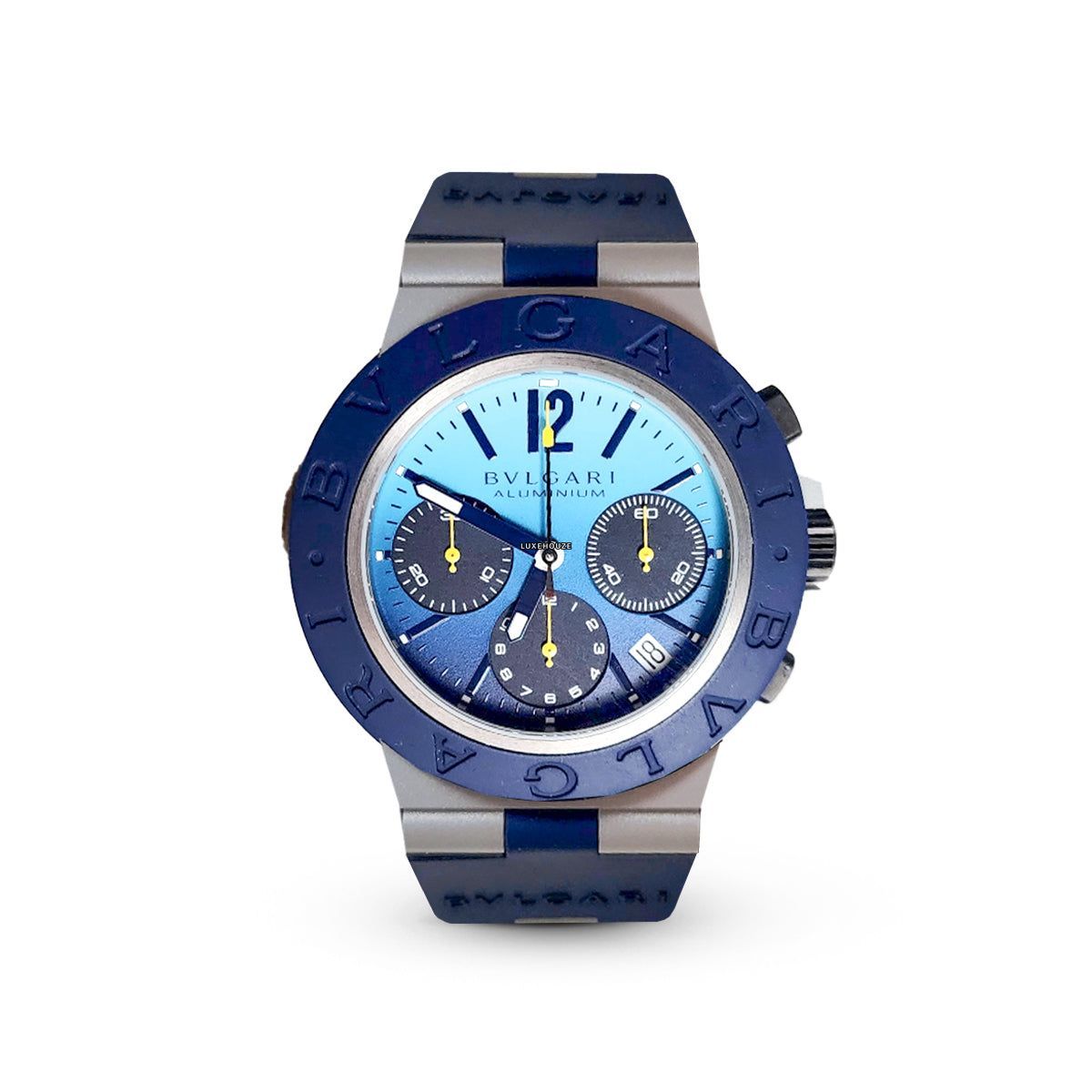 Bvlgari Aluminium Watch 103844 Blue