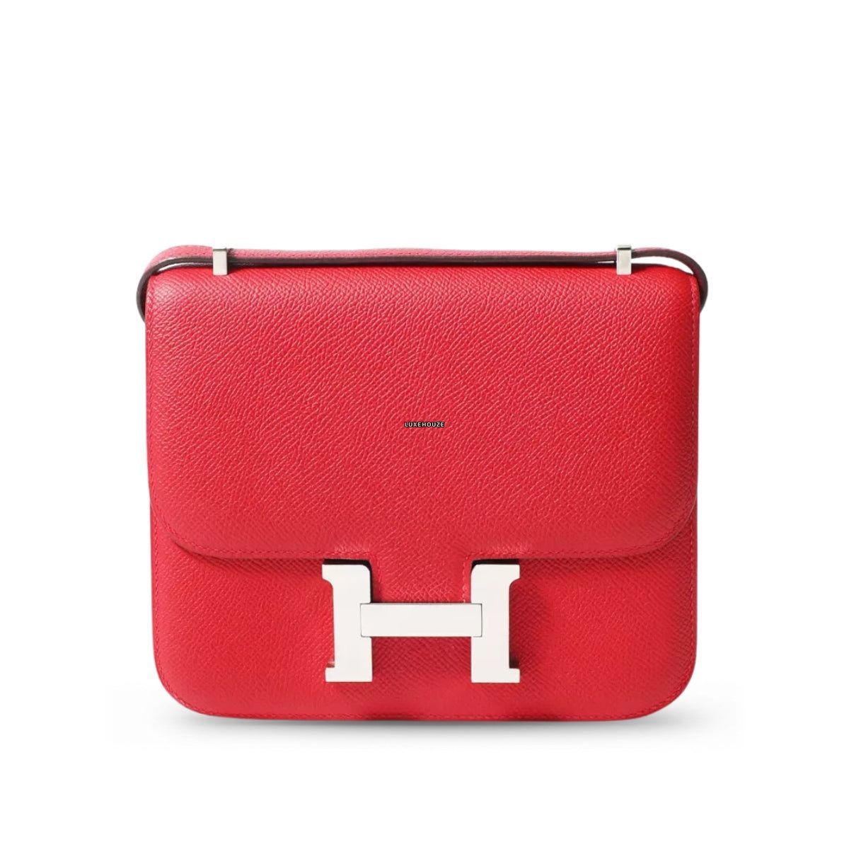 Hermes Constance 18 Rouge Cassaque Epsom PHW P