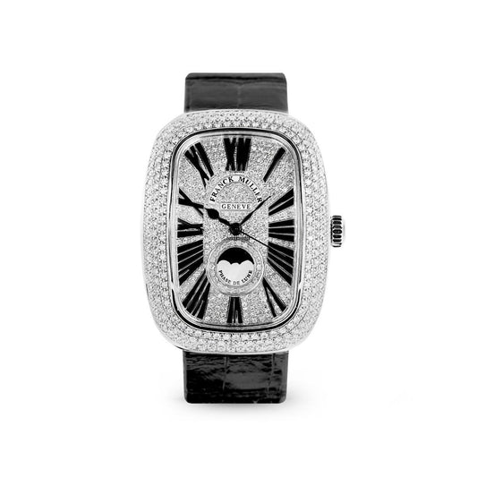 Franck Muller Galet 3002 Moonphase M QZ R (AC) Black Numbers, Aftersetting