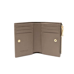 Bottega Veneta Intrecciato Small Bi-Fold Zip Wallet Pinecone