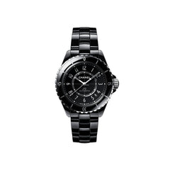 Chanel J12 Calibre 12.1 Black Ceramic Date 38 - H5697