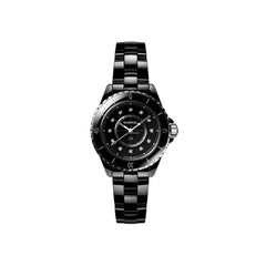 Chanel J12 Diamonds Black Ceramic 33 - H5701