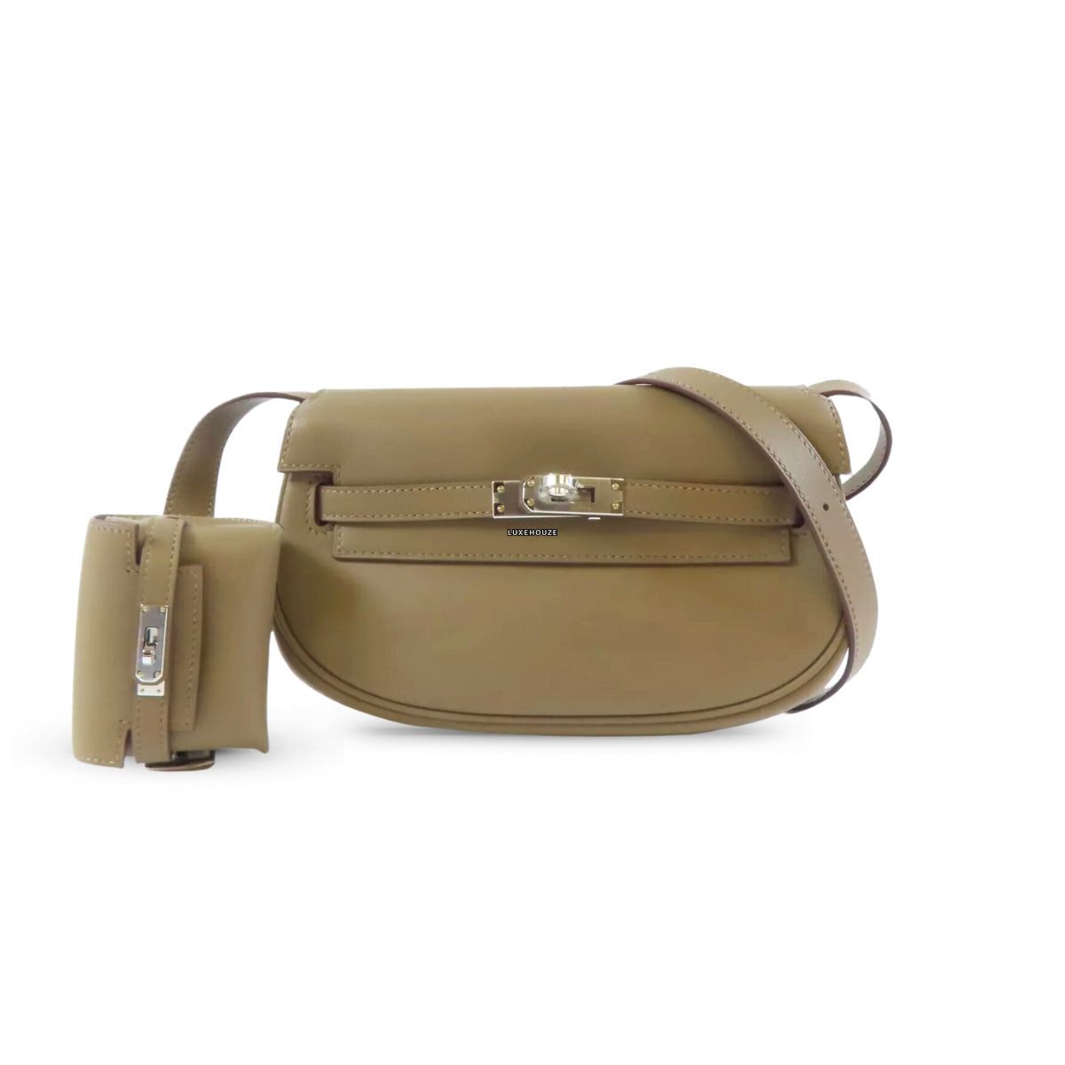 Hermes Kelly Moove Etoupe Swift PHW W