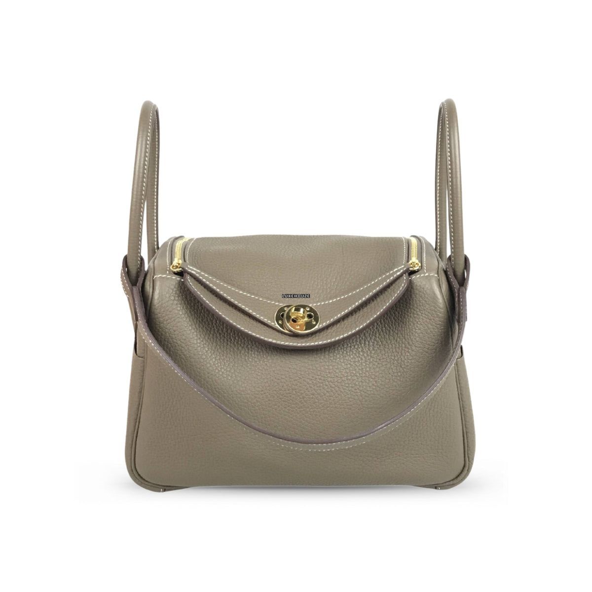 Hermes Lindy 26 Etoupe Clemence GHW W