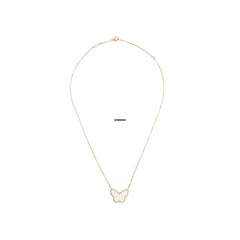 Van Cleef & Arpels Lucky Alhambra butterfly Pendant 18K Yellow Gold Mother-of-pearl VCARD99500