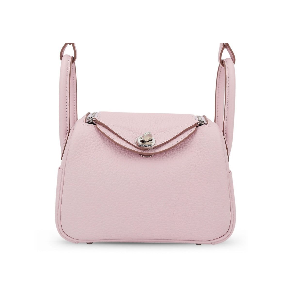 Hermes Mini Lindy Mauve Pale Clemence PHW W