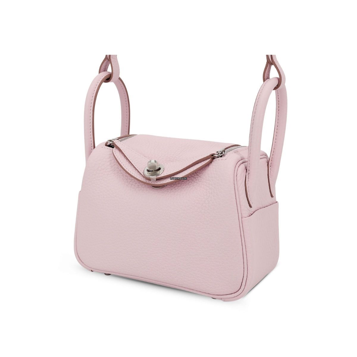 Hermes Mini Lindy Mauve Pale Clemence PHW W