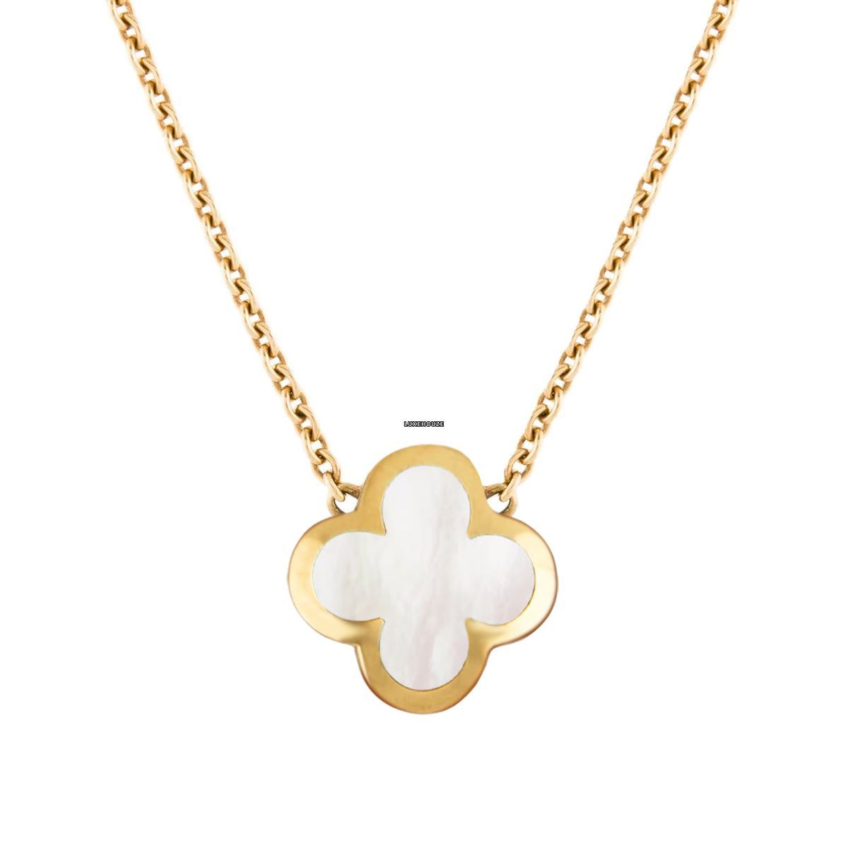 Van Cleef & Arpels Pure Alhambra Pendant 18K Yellow Gold Mother-of-pearl VCARA39700