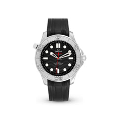 Omega Seamaster Diver 300M 21032422001002 Nekton Black Dial, Rubber Strap