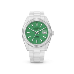 AET Remould Urban Collection Ceramic Datejust - Brunswick Green