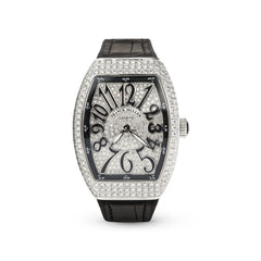 Franck Muller Vanguard V 32 QZ AC.NR (NR.NR AC) (Black Dial, Black Numbers, Full Aftersetting)