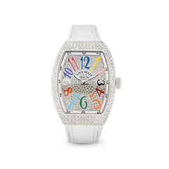 Franck Muller V 32 QZ.BLC (BLC.COL DRM AC) (Color of Dream, Full Aftersetting)