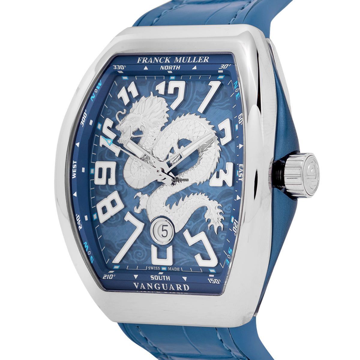 Franck Muller Vanguard V 45 SC DT Blue Marine Dragon AC Limited