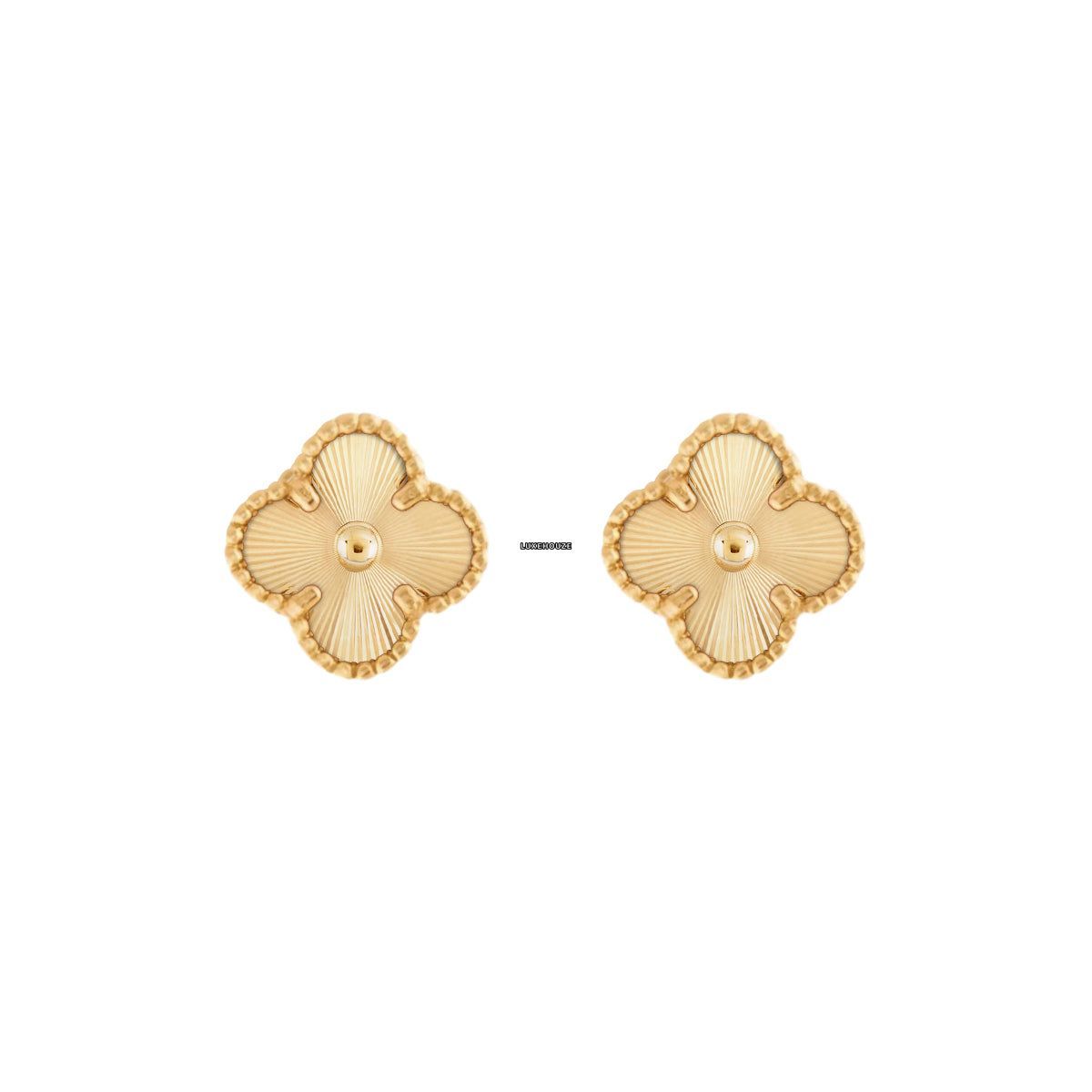 Van Cleef & Arpels Vintage Alhambra Earrings 18K Yellow Gold VCARP3JL00