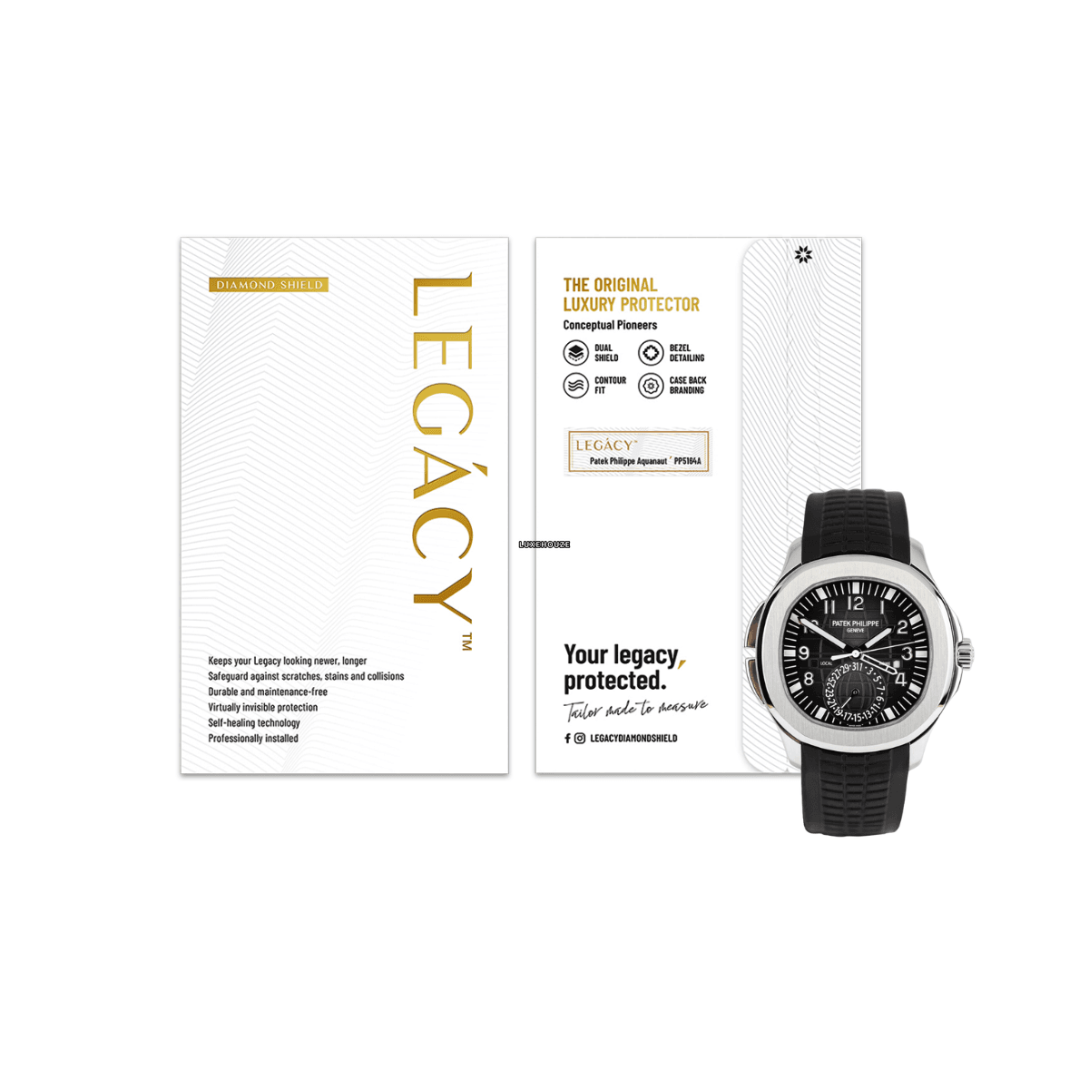 Legacy Stickers Patek Philippe PP5164A - Aquanaut Rubber